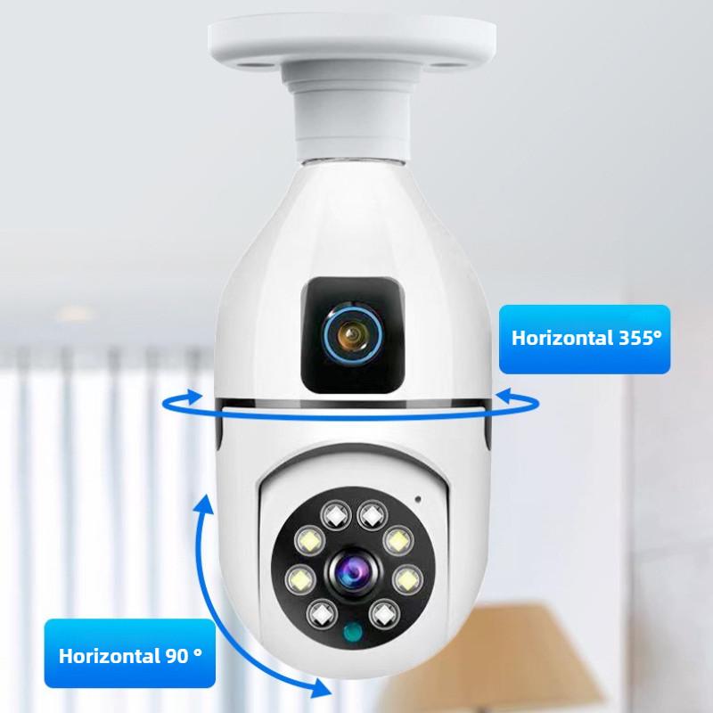 Indoor High Definition Monitoring Device Wireless Dual Screen Security Camera Night Vision Full-color Surveillance Camera