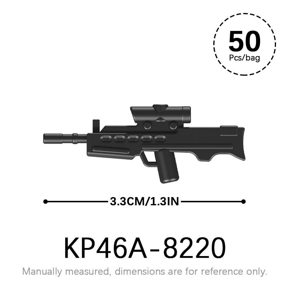 50pcs/lot Military Weapons Set SWAT WW2 Action Figures Parts MOC Bricks Star WW2 Corps Gun Accessories Building Blocks Kids Toys