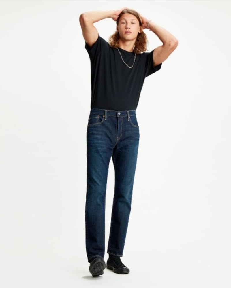 Forecast Regular Tapered Fit BIOLOGIA Sizes L32 to Japanese size Men's 502™ Jeans, ADV, W29, (equivalent S)