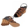 Salvatore Ferragamo Ladies Detailed Runway Sandal Multicolor