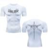 Short Sleeve T-Shirt Men's Compressio Summer Rashguard Shirt Gym Fitness Quick Dry Tight Sweat-Resistant Moisture-Wicking Gym Sports Workout