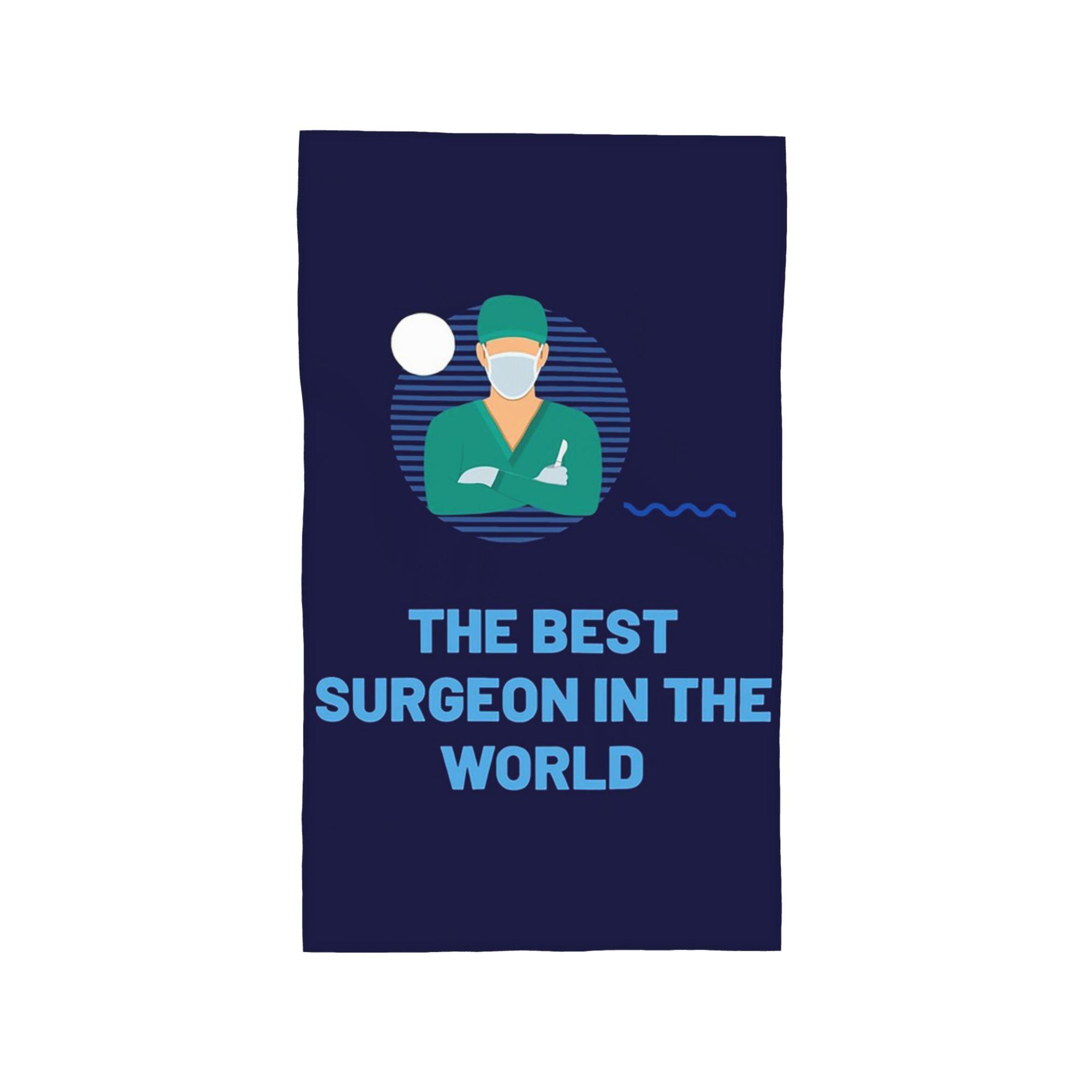 

The Best Surgeon in the World Soft Face Towel Quick Dry Pool Bath Cotton Towels Breathable W40*H60(CM)