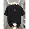 Men's Casual T-shirt with Polish Flag Print - Round Neck Short Sleeves, All-season Comfortable Top, Suitable for Daily Wear and Casual Outings