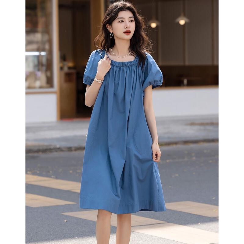 Demana Summer Two-Way Off-Shoulder Cotton Midi Dress