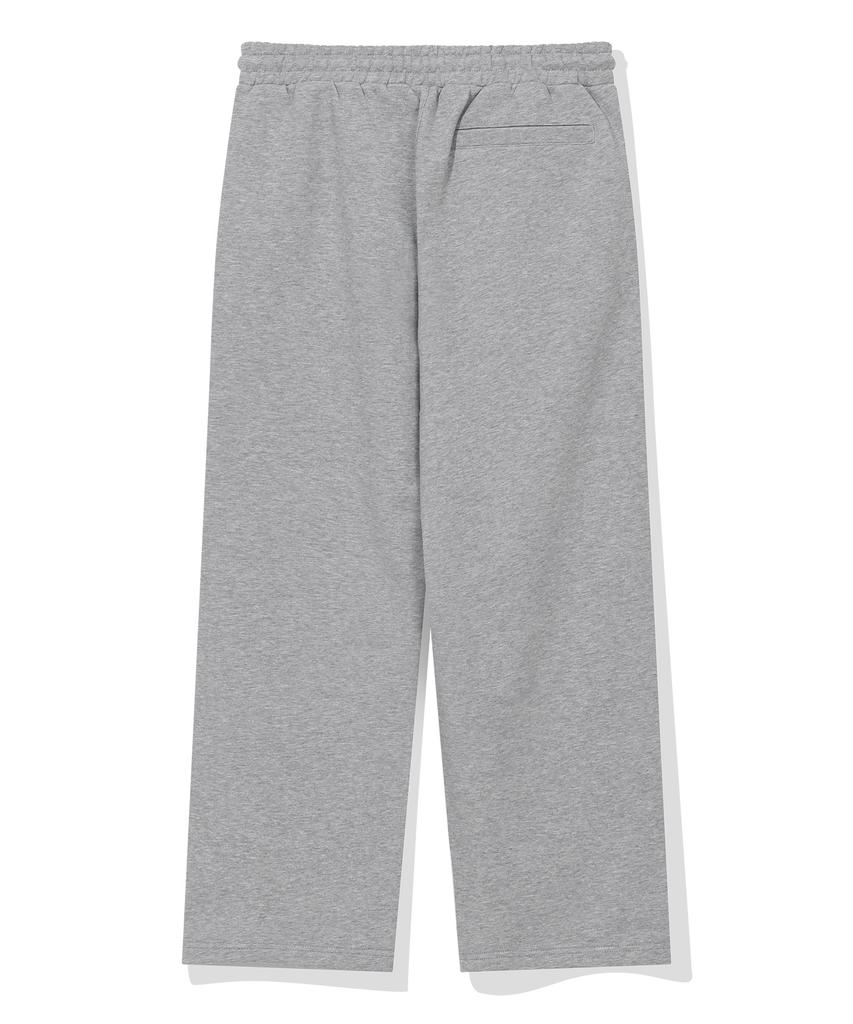 BEENTRILL B Gothic Logo Sweatpants (Melange Gray)