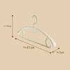 10PCSWide Oulder Clothes Hanger Home Anti-Slip Hanging Pants Dress Hanger Large Size Plastic Rotatable Clothes Hangers Organizer