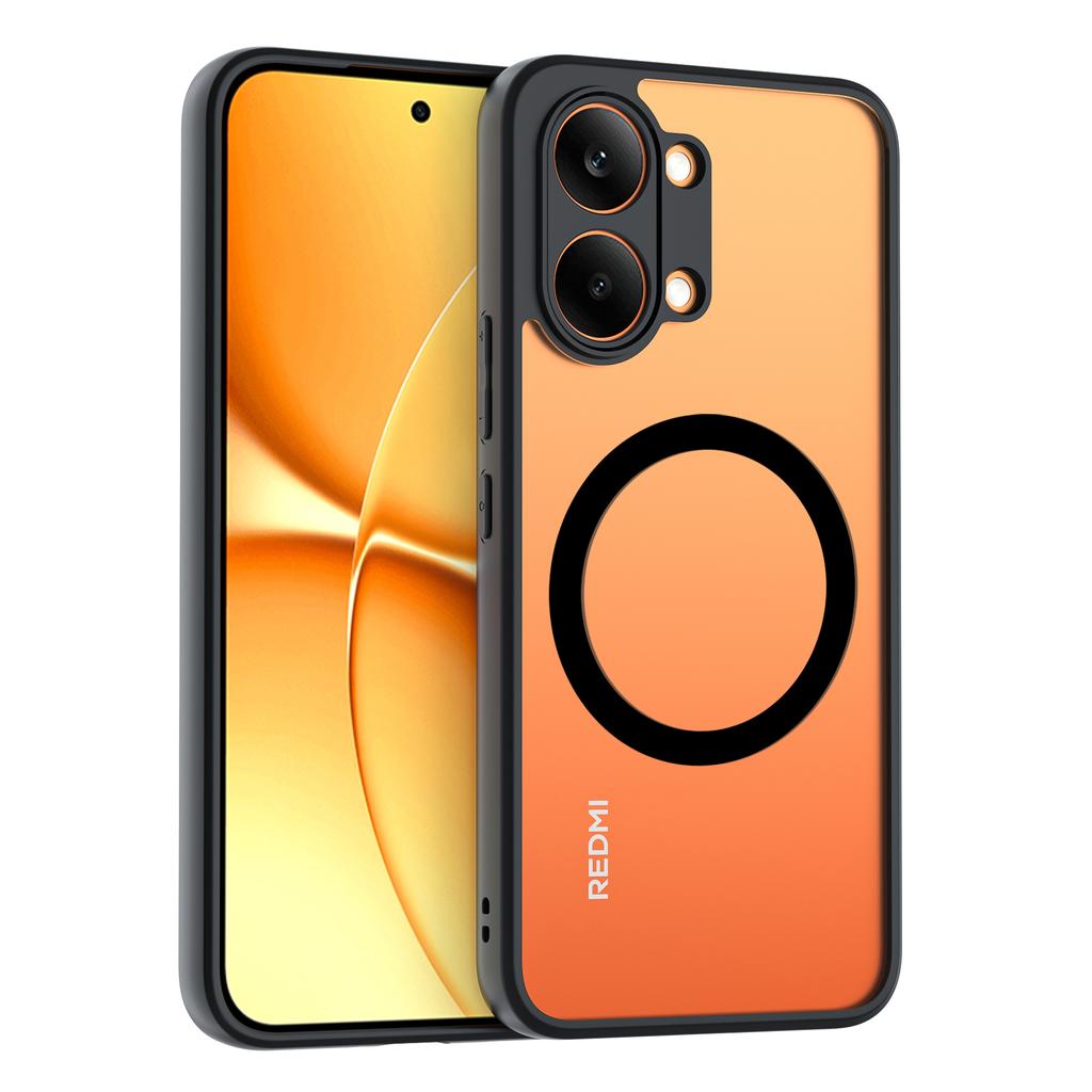 For POCO X8 Pro Max Case Matte PC+TPU Acrylic Transparent Magnetic Stand Phone Back Cover For POCO X8Pro X8 Pro Max Shell Bumper