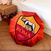 AS Roma  Pattern, Automatic Folding Umbrella, Portable and Foldable Design, 8 Ribs, a Christmas or Birthday Gift.
