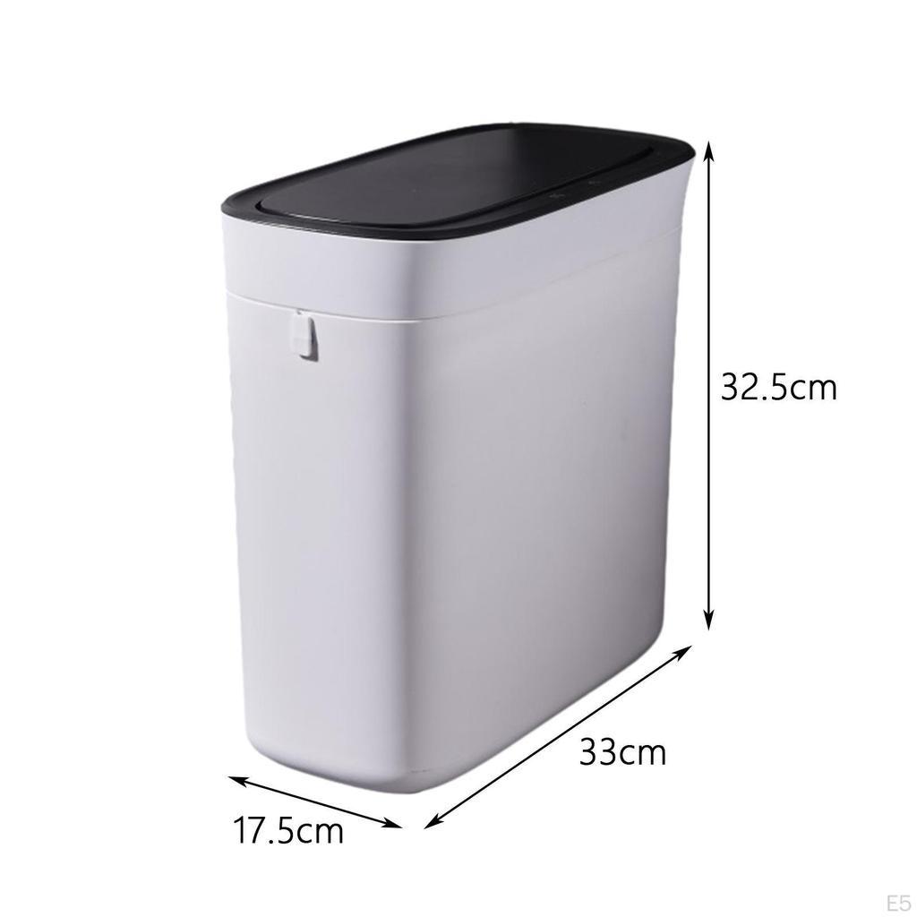 Automatic Garbage Can Bathroom Trash Cans with Lids 16L Kitchen Bin for