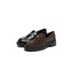 Sijiatu Spring British Style Loafers with Thick Soles and Increased Height, Wearing Small Leather Shoes for Women 9YJ53AA5