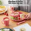 Compartment Design Portion Plate Weight Management Meal Planning Plate Divided Plate  Diet Planning