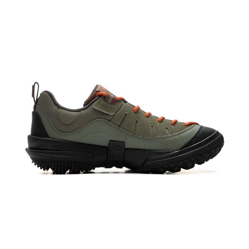 New LiNing CF Su Linchuan Lite Cushioning Wear Resistant Low Top Outdoor Trekking Shoes Men's Black Green AHCU057-2