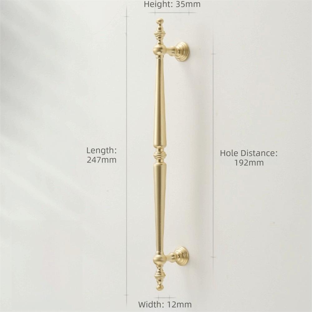 Zinc Alloy Wardrobe Pulls Vintage Drawer Pulls Durable Furniture Handles  for Furniture