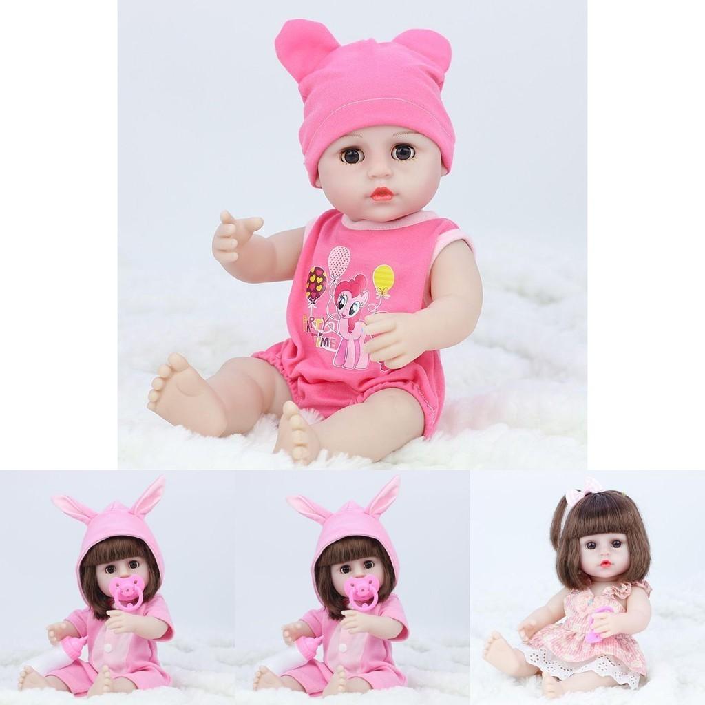 Realistic Reborn Baby Doll With Soft Full Silicone Body Safe And Non-toxic For Newborns