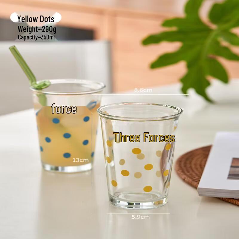 Stylish Heat-Resistant Glass Beverage Cup