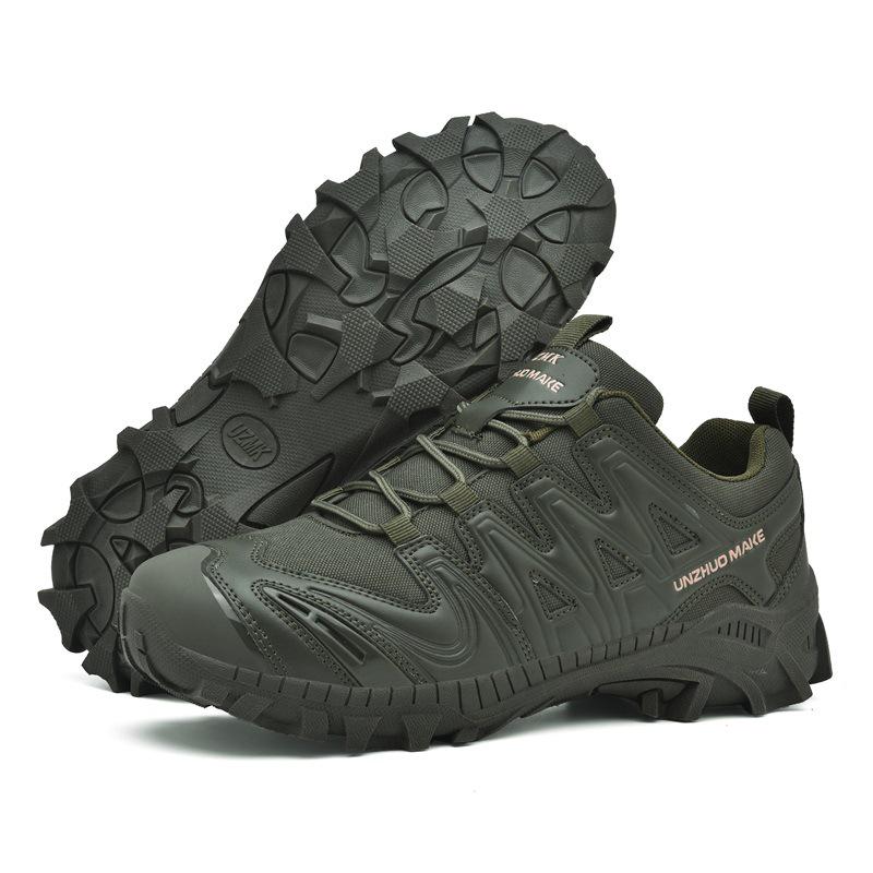 Men's High-Top Combat and Mountaineering Boots – Large Size Outdoor Hiking & Training Footwear, Special Forces Desert Style