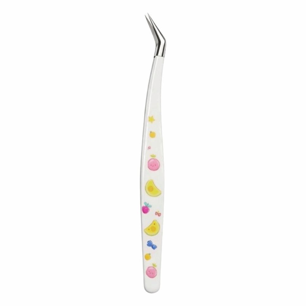 Heat Treated Craft Tweezers Curved Tip Precision Tweezers New Curved Tip Tweezers  Sticker Picking Avocado