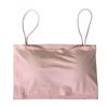 Ice Silk Spaghetti Strap Wire-Free Bandeau Vest for Women