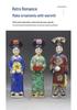 Creative Chinese Court Lady Ceramic Figurine for Modern Home Decor