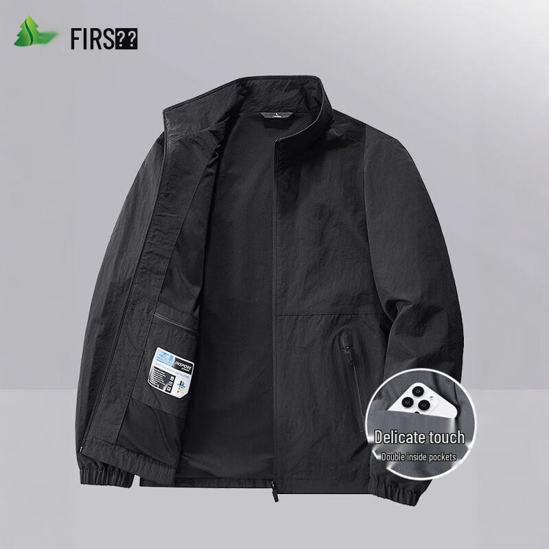 

FIRS Men s Stand-Collar Casual Sport Jacket 2XL