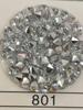 3mm Resin Drill Tip with Silver Plated Acrylic Diamond for DIY Wedding, Mobile Phone, and Clothing Accessories