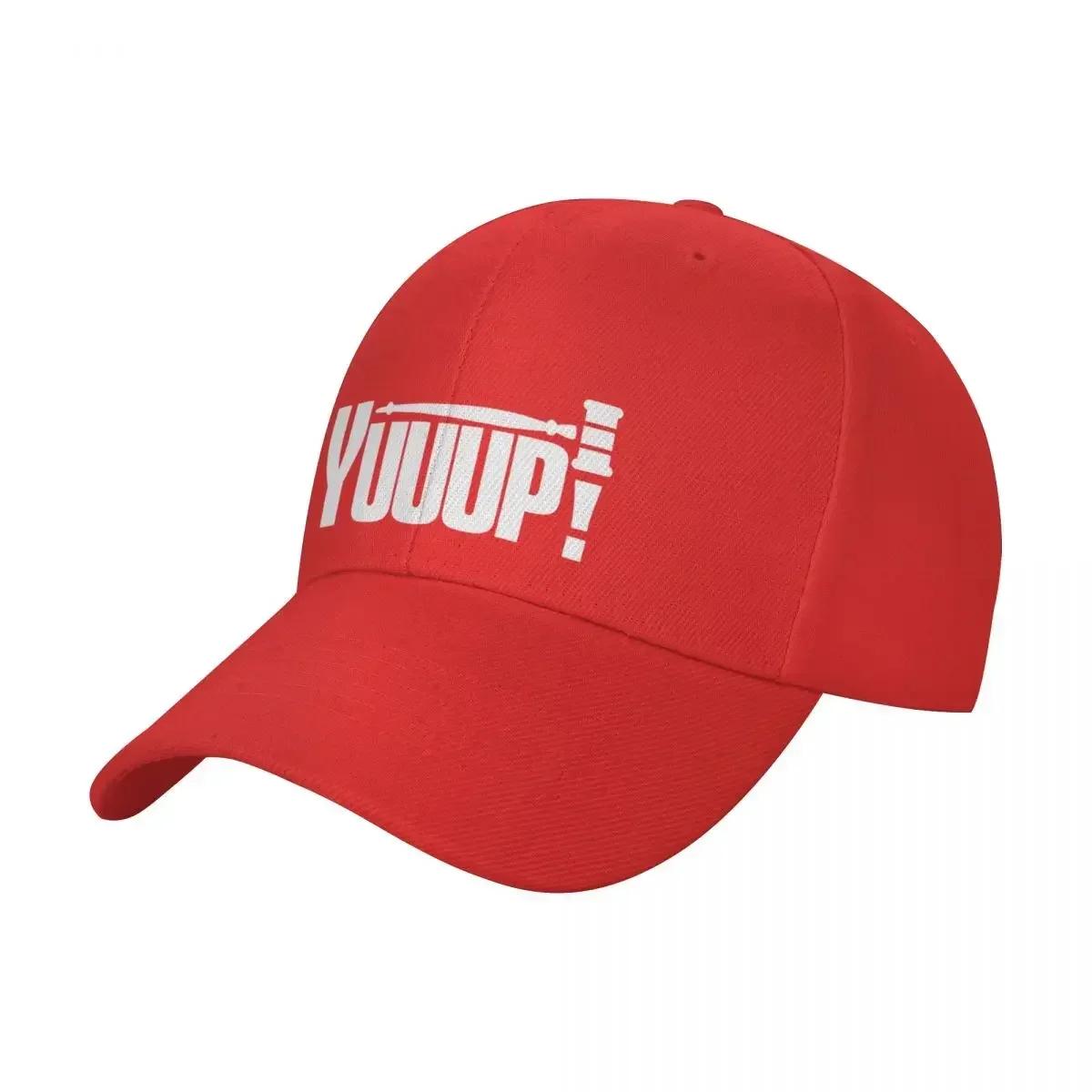 Yuuup! popular auctioneer saying with auction hammer Baseball Cap Christmas Hat Golf Cap Hat Beach Men s Caps Women s