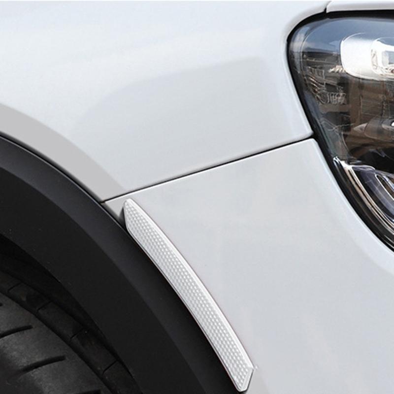 2pcs Auto Reflector Stickers Car Side Marker Sticker Car Accessories Reflective Trim Car Wheel Eyebrow Stickers Decal