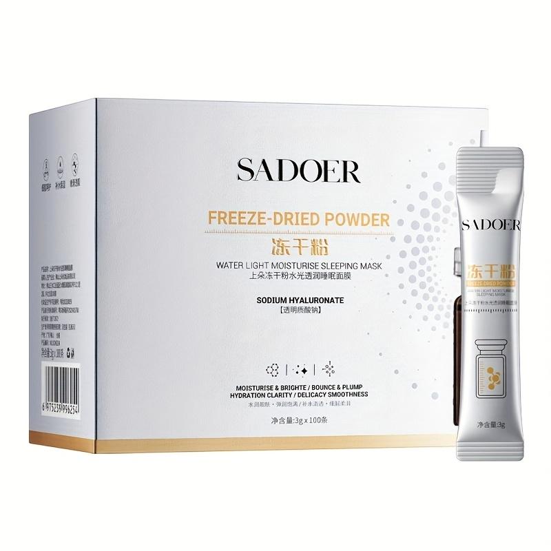 The Freeze-dried Powder Water-clear and Moisturizing Sleeping Mask Hydrates and Moisturizes, Rejuvenating the Skin