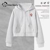 Women's Casual Hooded Zip-Up Sweatshirt