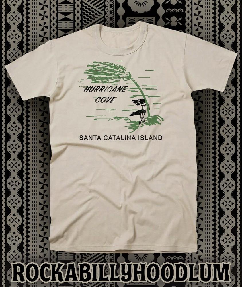

Retro Tiki T Shirt 100% Cotton Bar Mug Restaurant Hurricane Cove Catalina Island 2XL