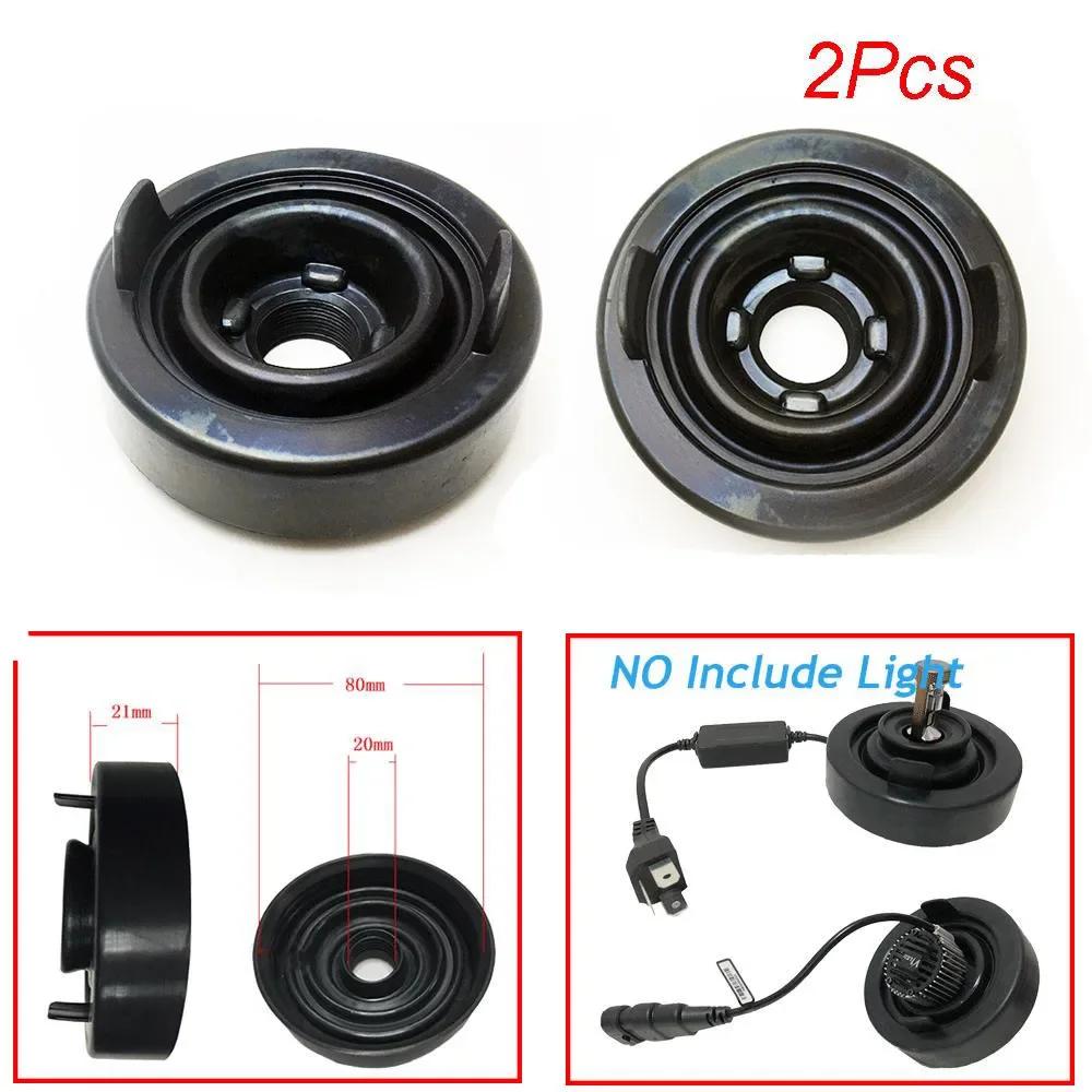 2x Car LED Headlights Rubber Dust Covers Sealing Cover Cap Car Headlight-Dust Covers 80MM Rubber Waterproof //For LED HID