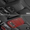 Red Carbon Roof Reading Light Lamp Decor Panel Trim Cover For Ford F-150 +