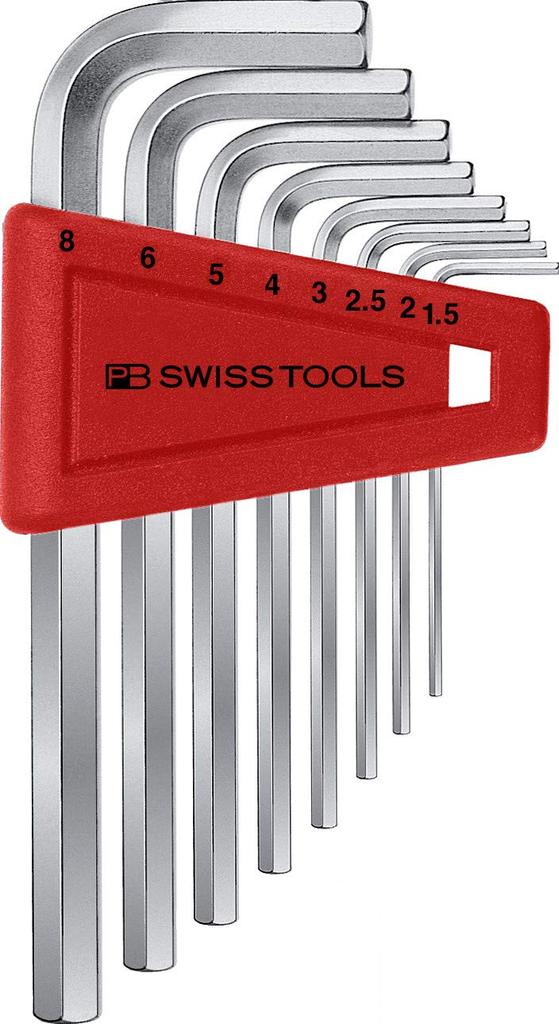 PB SWISS TOOLS PB PB Holder Hex Wrench Set 210H-8CN