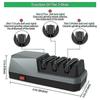 2026 New Electric Knife Sharpener- Knife Sharpeners, 3 Stage Electric Knife Sharpener, 3-Stage, Grey EU Plug