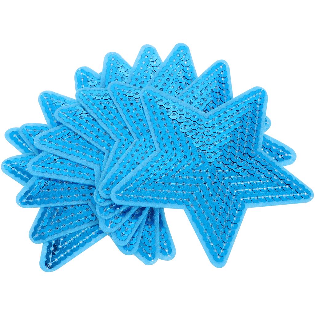 10 Stück Fünfzackige Stern-Aufnäher Für Kleidung Gestickt Pailletten-Applikationen Zum Aufbügeln Nähen DIY Basteln Reparatur Dekor Kinderjacken Hemden