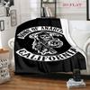 Sons Anarchy: Brotherhood Rebellion Blanket Home Decor Blanket Nap Blanket Office Rest Blanket Machine Washable