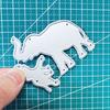 Animal Elephant Metal Cutting Dies for DIY Scrapbooking Album Paper Cards Decorative Crafts Embossing Die Cuts