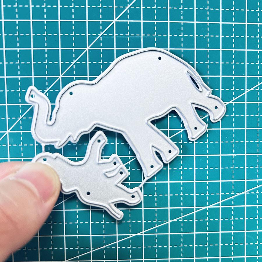 Animal Elephant Metal Cutting Dies for DIY Scrapbooking Album Paper Cards Decorative Crafts Embossing Die Cuts
