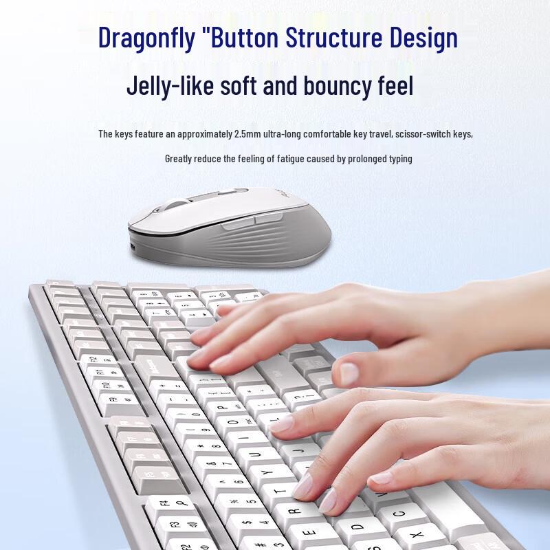 AUSDOM KAM200X 2.4G Wireless Keyboard Mouse Combo