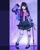 Nijisanji Kyoran Meroko Cosplay VTuber Halloween Meroko [Milky Time] Costume, (Costume)