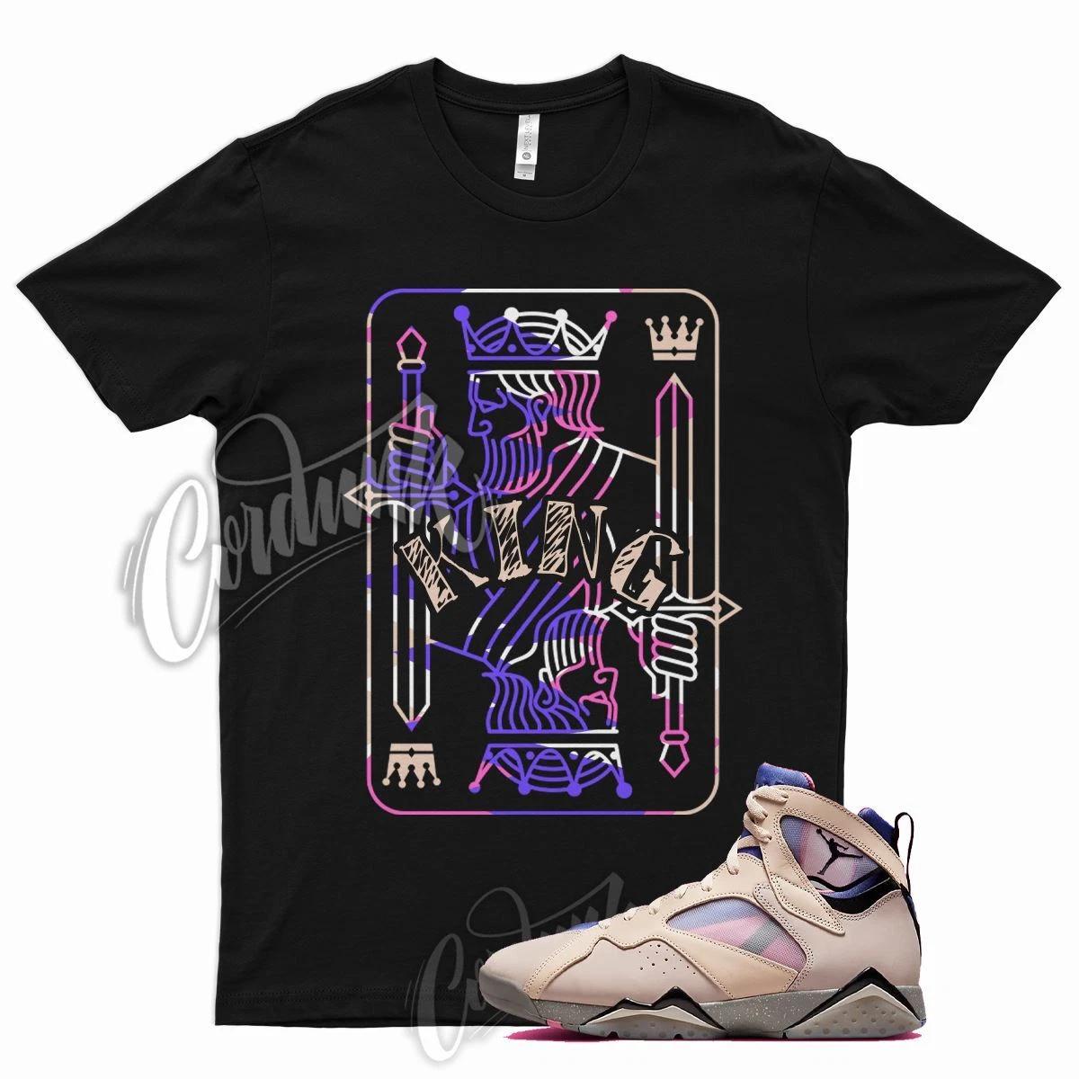 KING T Shirt for J1 7 Sapphire Shimmer 4 Particle Beige Crimson Concord 1 5 4XL