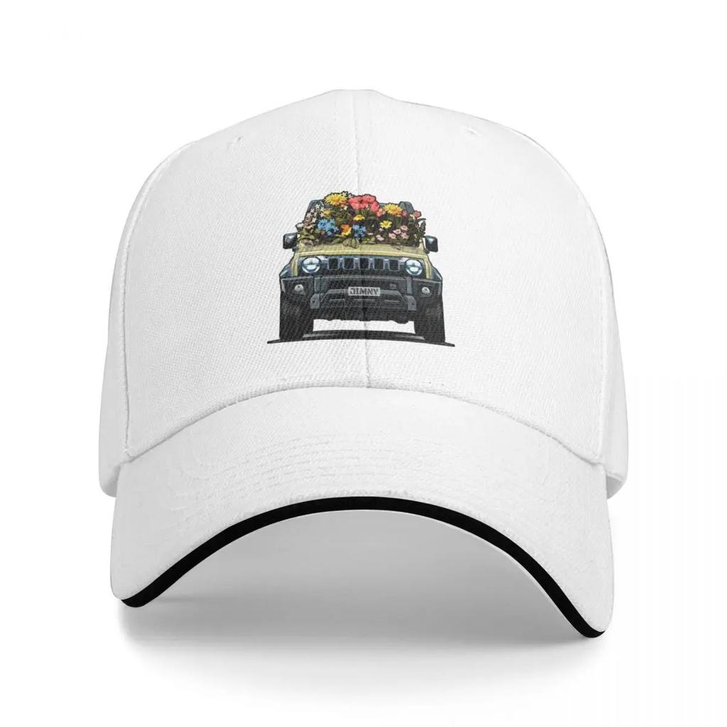 Chiffon Ivory Jimny Flower Power Baseball Cap Thermal Visor Luxury Hat Custom Caps    GirlS S Mens