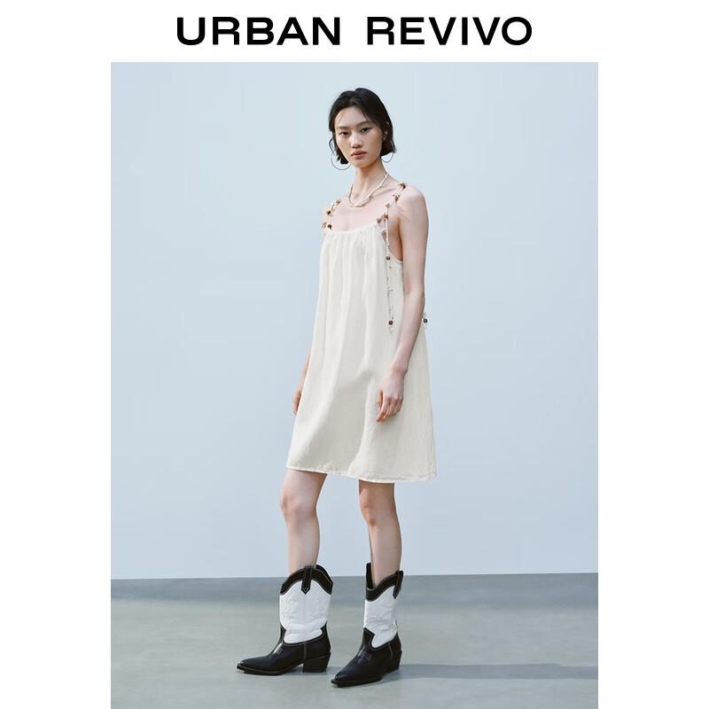 

UR Women s Summer Shell-Embellished A-Line Cami Dress L