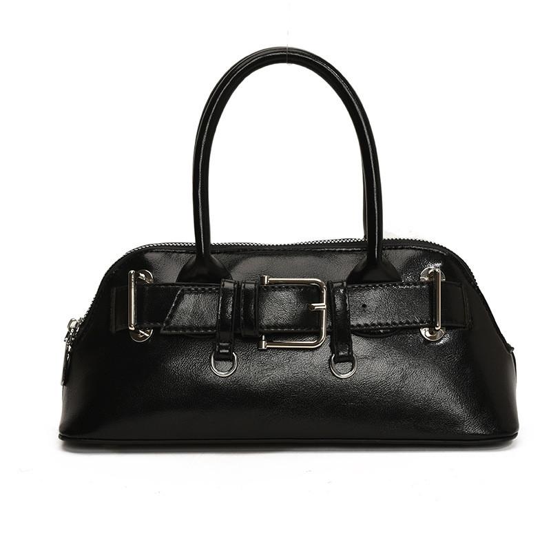 Shaped Shell Handbag Solid Color Single Shoulder Crossbody Bag Women Fashion