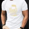 100 Cotton Unisexs Loose Tshirt Fashionable Simple Creative Dark Printed Short Sleeved Round Neck Casual Top