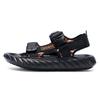Fashion Summer Adolescent Breathable Flat Bottomed Soft Fashionable Leisure Sandals Men's Ventilation Non-slip Seaside Outdoor Sandals