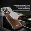 Magnetic Leather Aromatherapy Phone Case For For Iphone 11 12 13 14 1 16 17 Pro Max Plus Wireless Charging Borderless Cover