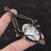 K2 Jasper Pendant Copper Wire Wrapped Pendant Original Gemstone Pendant Copper Jewelry Handmade Pendant Gift For Mother Wire Wrapped Jewelry