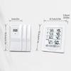 3 Channel Wireless Thermometers Hygrometer Indoor Outdoor Temperature Monitor Memory Alarm System Trend Indicator