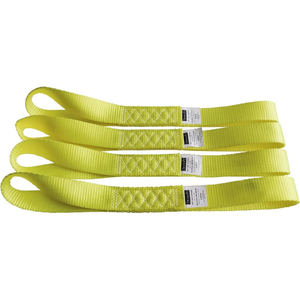 Soft Loop Tie Down Straps (4PK) Heavy Duty Motorcycle Tie Down Straps Loop Straps 1.5” X 18” X 10,000 LBS For ATV, UTV Trailer